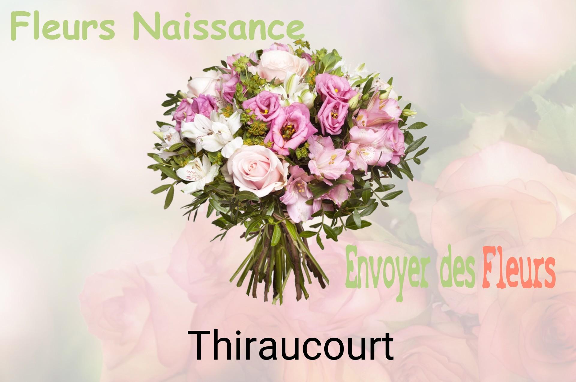 Bouquet de fleurs de naissance livré à Thiraucourt